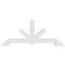 Ekena Millwork Vanguard Architectural Grade PVC Gable Bracket, 60"W x 25"H x 4"D x 4"F, 10/12 Pitch GBP060X25X0404VAN00 - alternate 5